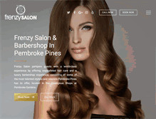 Tablet Screenshot of hairfrenzyonline.com